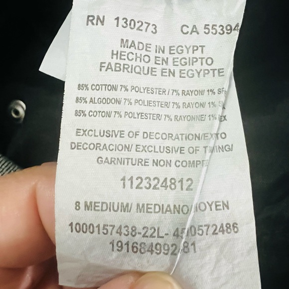 Lee Boyfriend Jeans Mid Rise Rolled Cuff Med Washed Black Women’s Size 8 - Picture 11 of 11